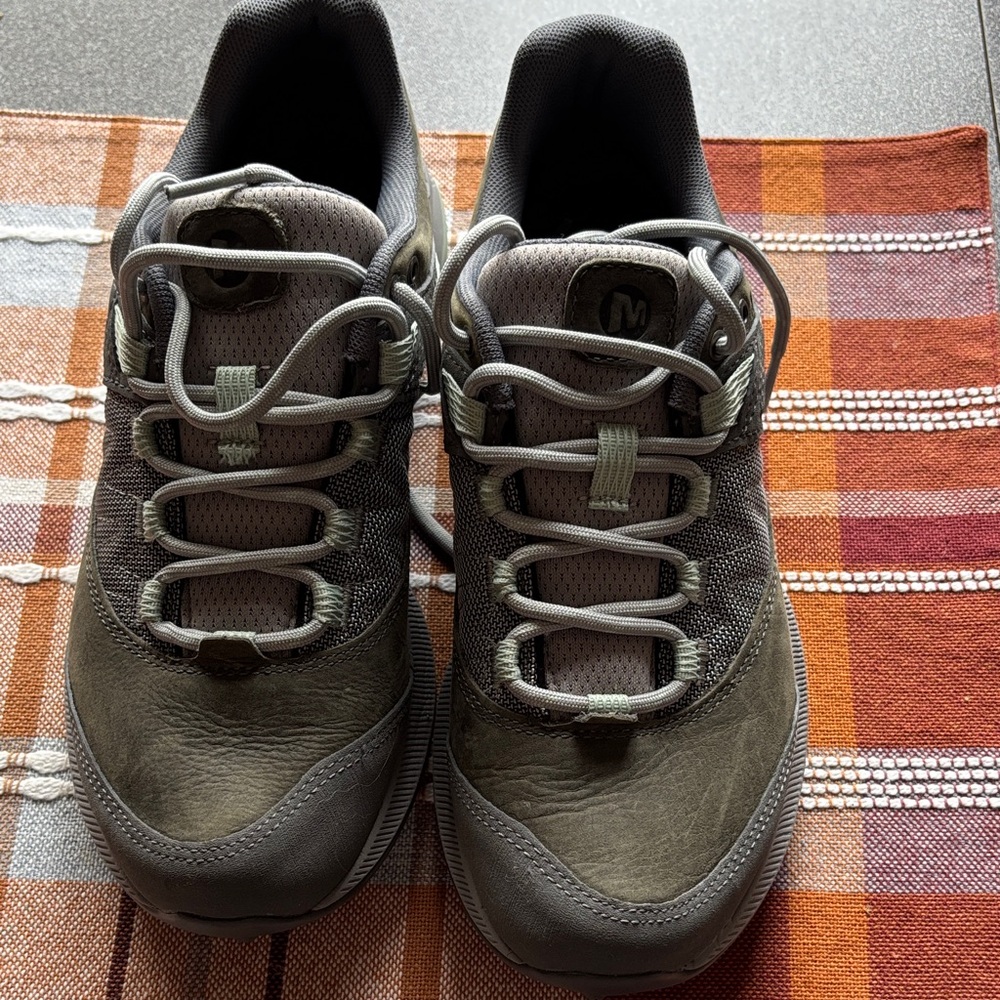 Merrell Gray and Olive Sneakers